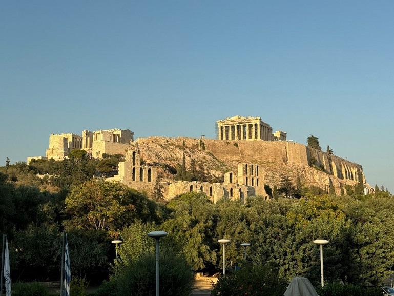 The Parthenon in Greece